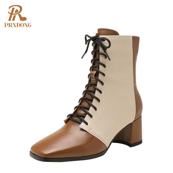 boots retro 2021 autumn women ankle square toe heel genuine leather fashion shoes zipper female ladies, Black
boots retro 2021 autumn women ankle square toe heel genuine leather fashion shoes zipper female ladies, Black