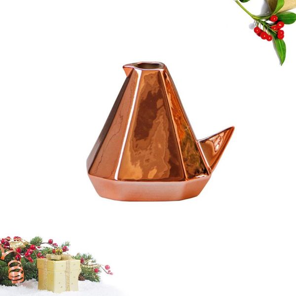 bird shape ceramic flower vase arty flower container deskflowerpot home adornment (golden)
bird shape ceramic flower vase arty flower container deskflowerpot home adornment (golden)