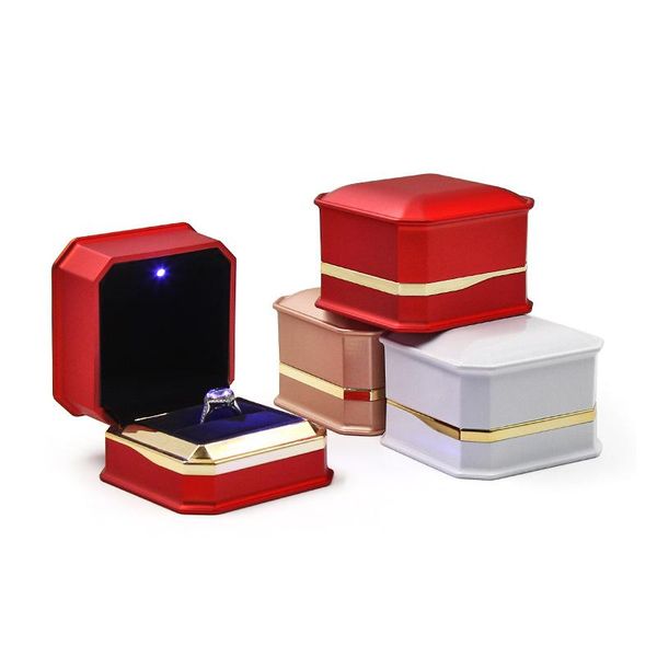 jewelry pouches, bags hoseng 30pcs composite material octagonal with led light proposal romantic ring box for mall brand store package hs_90, Pink;blue
jewelry pouches, bags hoseng 30pcs composite material octagonal with led light proposal romantic ring box for mall brand store package hs_90, Pink;blue