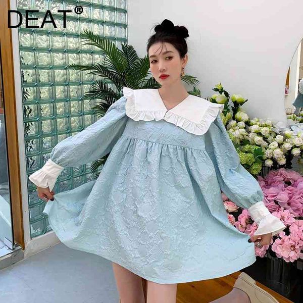 deat women ruffles dress peter pan collar long sleeve arrivals lady temperament fashion spring summer 11d1248 210709, Black;gray
deat women ruffles dress peter pan collar long sleeve arrivals lady temperament fashion spring summer 11d1248 210709, Black;gray