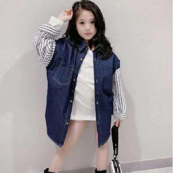 mihkalev new girl set for children autumn 2021 clothing sets tshirt+denim shirts 2pieces kids tracksuit girl outfits, White
mihkalev new girl set for children autumn 2021 clothing sets tshirt+denim shirts 2pieces kids tracksuit girl outfits, White
