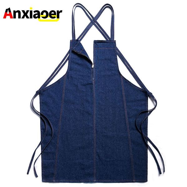 denim apron korean hairdressing coffee milk shop waiter overalls men and women tooling custom printed logo embroidery
denim apron korean hairdressing coffee milk shop waiter overalls men and women tooling custom printed logo embroidery