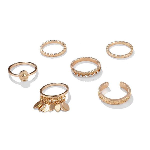 wedding rings 6pcs boho tree leaf opening finger for women gold color geometric metal knuckle ring set party jewelry anillos 9484, Slivery;golden
wedding rings 6pcs boho tree leaf opening finger for women gold color geometric metal knuckle ring set party jewelry anillos 9484, Slivery;golden