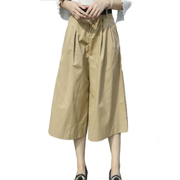 women's pants & capris summer women high waist ol office wide leg for loose trousers, Black;white
women's pants & capris summer women high waist ol office wide leg for loose trousers, Black;white