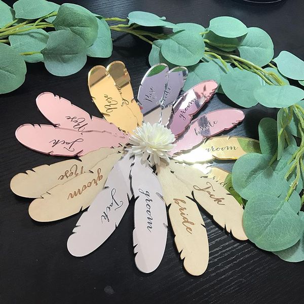 other event & party supplies 12x3cm custom ins style fashion acrylic feather name card seat knot wedding bride bridesmaid creative hand gift
other event & party supplies 12x3cm custom ins style fashion acrylic feather name card seat knot wedding bride bridesmaid creative hand gift