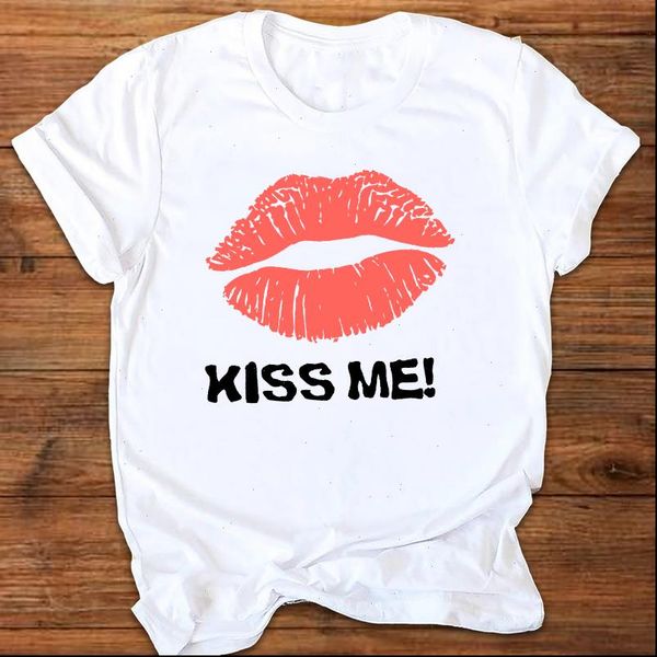 women graphic lip valentine fashion short sleeve ladies printing clothes lady tees female t shirt womens t shirt, White
women graphic lip valentine fashion short sleeve ladies printing clothes lady tees female t shirt womens t shirt, White