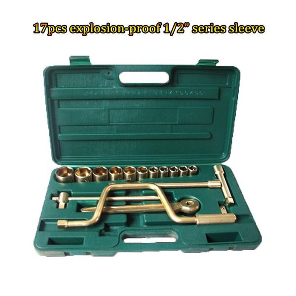 hand tools 17pcs explosion-proof 1/2 series sleeve, sleeve head ,explosion-proof combination set
hand tools 17pcs explosion-proof 1/2 series sleeve, sleeve head ,explosion-proof combination set