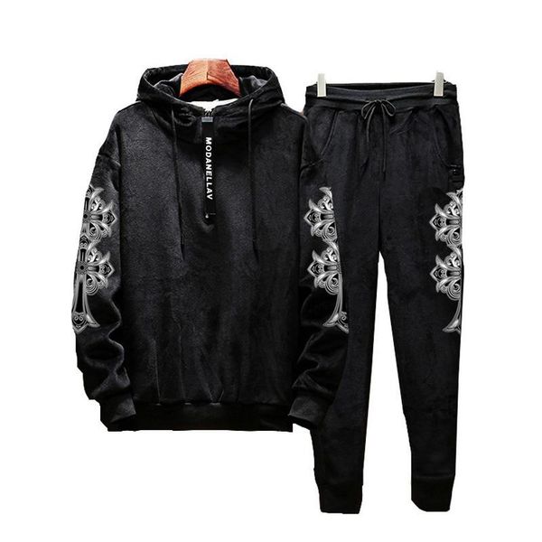 men's tracksuits men velour velvet casual full hoodies gym tracksuit sport sweats jacket coat suit trousers pants outfit floral print t, Gray
men's tracksuits men velour velvet casual full hoodies gym tracksuit sport sweats jacket coat suit trousers pants outfit floral print t, Gray