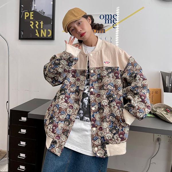 women's jackets 2021 autumn korean version of the lining stand-up collar letter printing large size baseball uniform short jacket women, Black;brown
women's jackets 2021 autumn korean version of the lining stand-up collar letter printing large size baseball uniform short jacket women, Black;brown