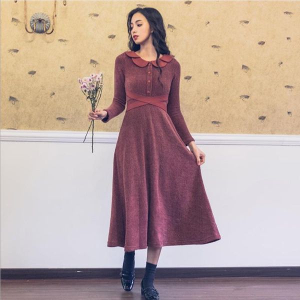 casual dresses spring fashion brand retro elegant single breasted dress female college style high waist was thin wq967 dropship, Black;gray
casual dresses spring fashion brand retro elegant single breasted dress female college style high waist was thin wq967 dropship, Black;gray