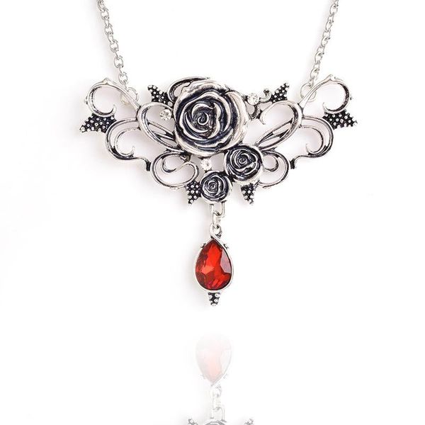 chokers fashion halloween necklace rhinestone rose adjustable gothic pendant collar choker necklaces jewelry, Golden;silver
chokers fashion halloween necklace rhinestone rose adjustable gothic pendant collar choker necklaces jewelry, Golden;silver