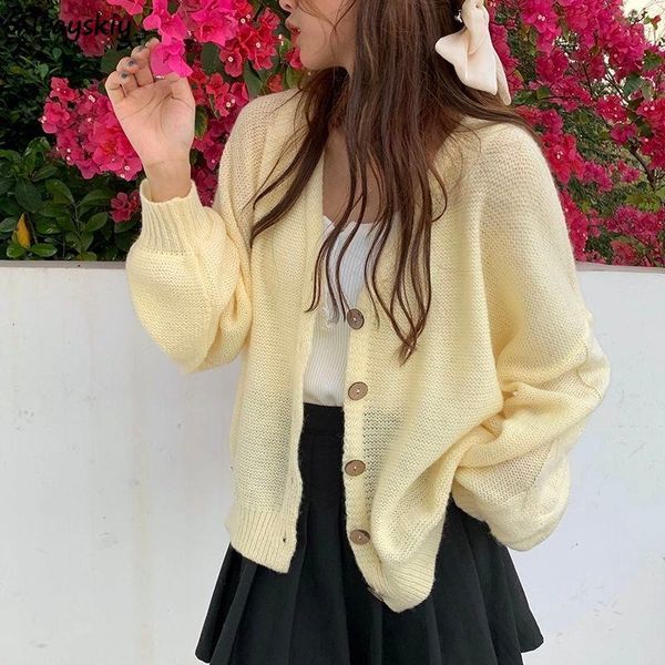 women's knits & tees women solid cardigan oversize breathable soft fresh gentle sweaters teenagers slouchy outwear females jumpers high, White
women's knits & tees women solid cardigan oversize breathable soft fresh gentle sweaters teenagers slouchy outwear females jumpers high, White