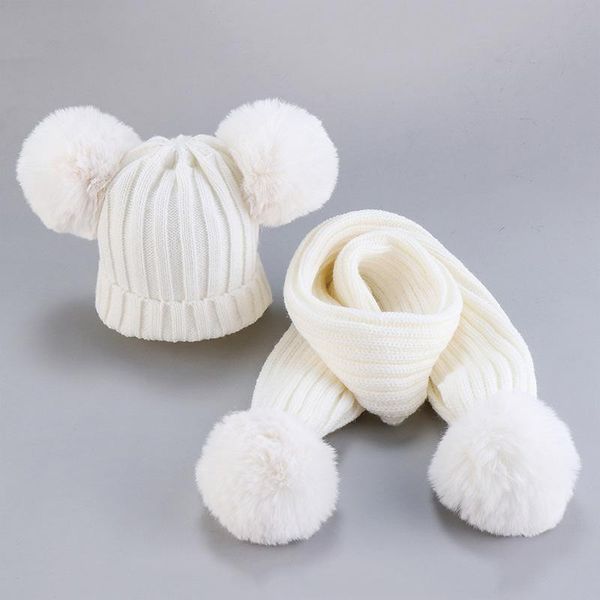 caps & hats 2pcs baby winter hat scarf set for girls boys thread knitted warm children big pompon beanie kids autumn pom, Yellow
caps & hats 2pcs baby winter hat scarf set for girls boys thread knitted warm children big pompon beanie kids autumn pom, Yellow