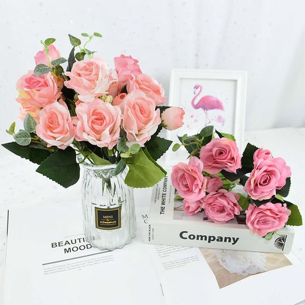 decorative flowers & wreaths rose peony bouquet artificial bridal branch for wedding decoration silk fake flower home garden accessories
decorative flowers & wreaths rose peony bouquet artificial bridal branch for wedding decoration silk fake flower home garden accessories