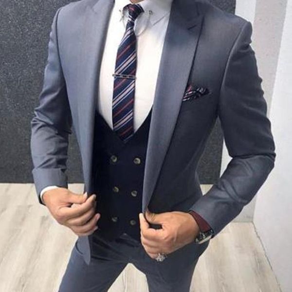 men's suits & blazers fashion handsome tailor made grey men suit oversizeslim fit tuxedo groomsmen for wedding dress dinner beach party, White;black
men's suits & blazers fashion handsome tailor made grey men suit oversizeslim fit tuxedo groomsmen for wedding dress dinner beach party, White;black