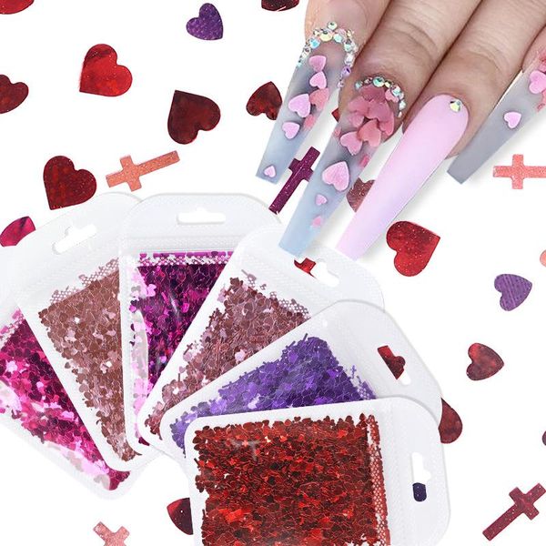 nail art decorations 2g/bag of sequins sweet size heart-shaped glitter stickers 5mm cross design decoration accessories, Silver;gold
nail art decorations 2g/bag of sequins sweet size heart-shaped glitter stickers 5mm cross design decoration accessories, Silver;gold