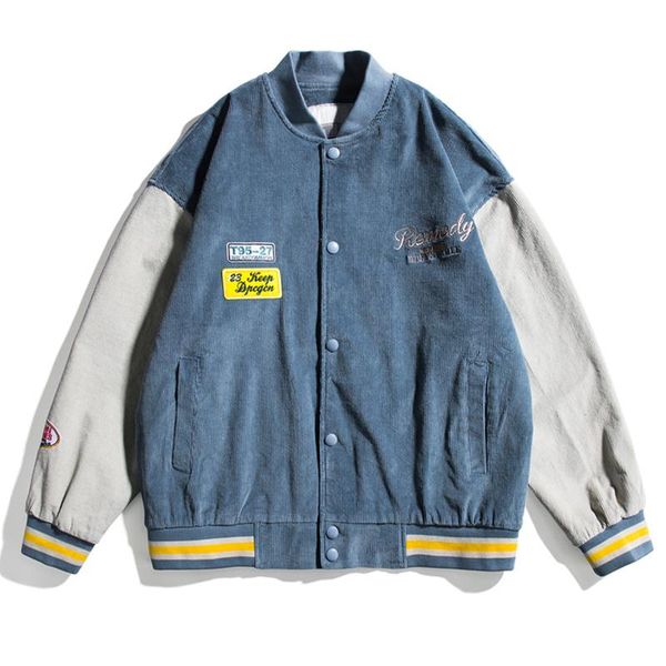 men's jackets hip hop vintage embroidered corduroy varsity winter coat men women streetwear jacket 2021 harajuku, Black;brown
men's jackets hip hop vintage embroidered corduroy varsity winter coat men women streetwear jacket 2021 harajuku, Black;brown
