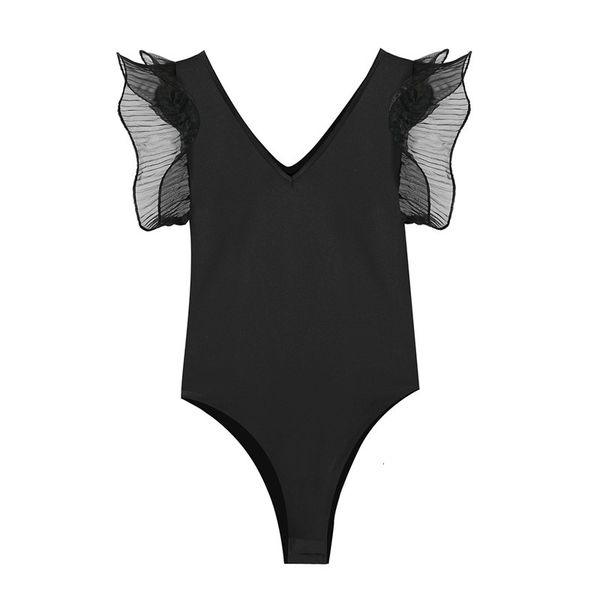 2021 new black ruffles bodysuit summer stretchy rompers bodycon overalls for women kye1
2021 new black ruffles bodysuit summer stretchy rompers bodycon overalls for women kye1