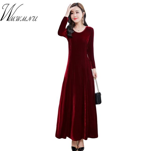 casual dresses elegant women big size 4xl party dress long street wear fashion o-neck solid colors ladies full sleeve, Black;gray
casual dresses elegant women big size 4xl party dress long street wear fashion o-neck solid colors ladies full sleeve, Black;gray