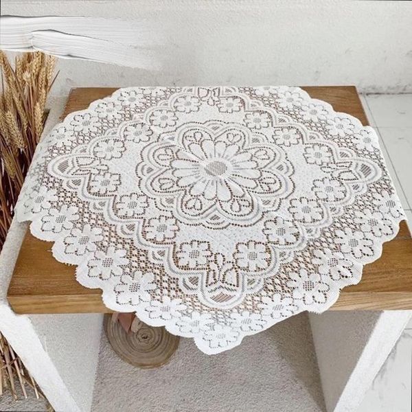table cloth lace tablecloth bedside counter pastoral american european-style white coffee
table cloth lace tablecloth bedside counter pastoral american european-style white coffee