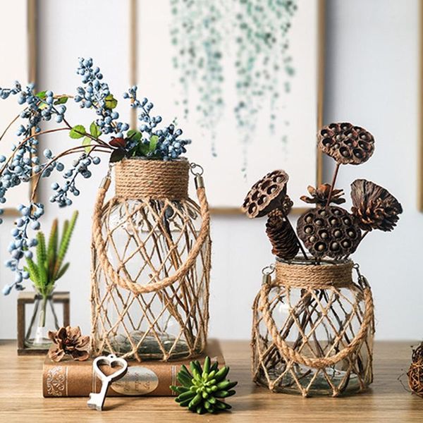 vases 2021 hydroponics braided rope glass transparent vintage vase home decor floral display
vases 2021 hydroponics braided rope glass transparent vintage vase home decor floral display