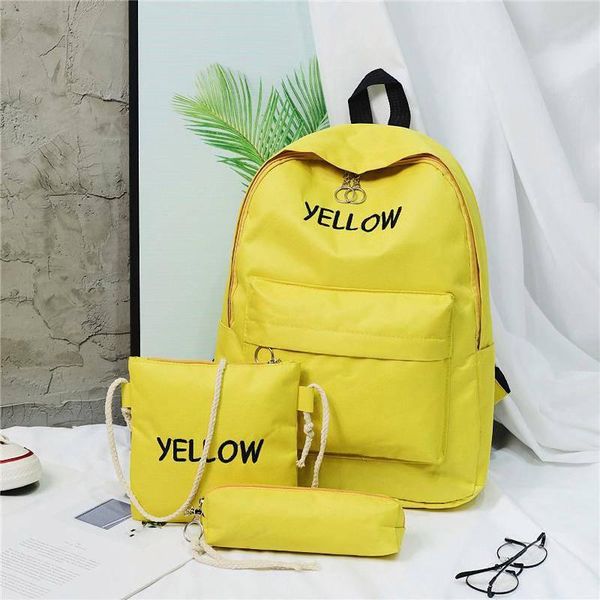 backpack student lettered canvas bag three-piece high school outdoor large capacity schoolbag
backpack student lettered canvas bag three-piece high school outdoor large capacity schoolbag