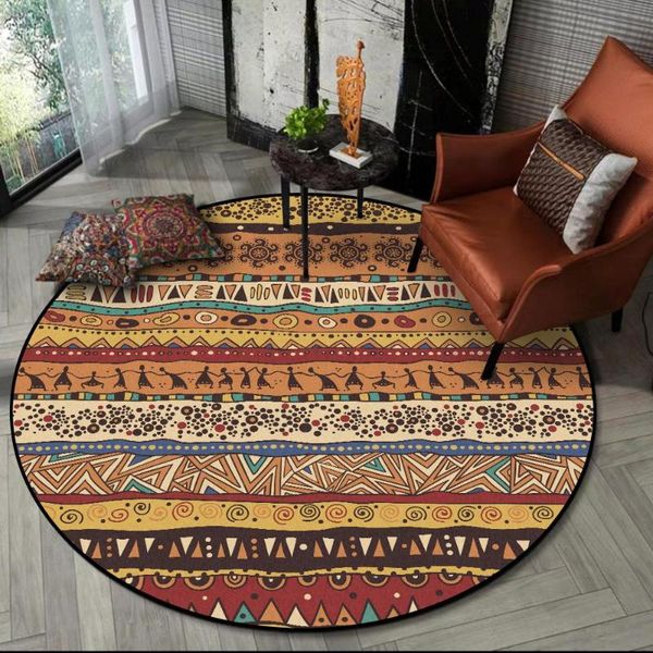 carpets abstract geometric tribe national style round carpet wooden floor protection mat living room non-slip circular plush
carpets abstract geometric tribe national style round carpet wooden floor protection mat living room non-slip circular plush