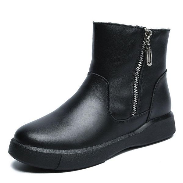 boots women snow 2021 winter shearling fur warm flat ankle for genuine leather double zipper wool, Black
boots women snow 2021 winter shearling fur warm flat ankle for genuine leather double zipper wool, Black