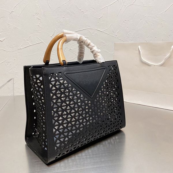 tot bag shoulder bags handbag wooden handle fashionable hollow pattern leather travel business large capacity convenient shopping summer mus
tot bag shoulder bags handbag wooden handle fashionable hollow pattern leather travel business large capacity convenient shopping summer mus