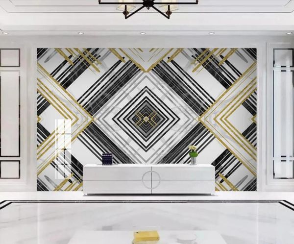 custom 3d mural wallpaper jazz white marble modern minimalist geometric line background wall brick decorative painting
custom 3d mural wallpaper jazz white marble modern minimalist geometric line background wall brick decorative painting