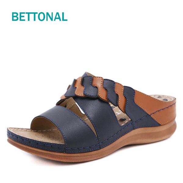 bettonal 2021 summer massage wedge slippers women shoes comfortable soft big size 41 42 woman slides sandals ladies female, Black
bettonal 2021 summer massage wedge slippers women shoes comfortable soft big size 41 42 woman slides sandals ladies female, Black