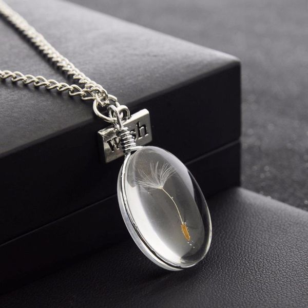 pendant necklaces wish bottle crystal ball lucky real natural dandelion seeds botanical long chain necklace for women jewelry, Silver
pendant necklaces wish bottle crystal ball lucky real natural dandelion seeds botanical long chain necklace for women jewelry, Silver