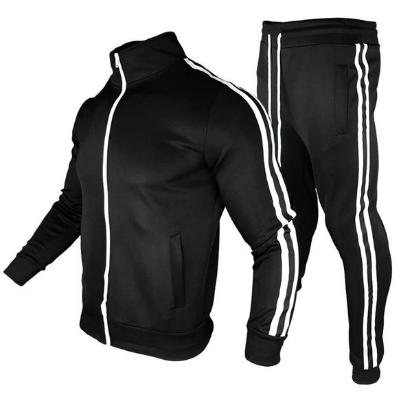 men's tracksuits winter warm men gyms mens set outfit sportswear fitness striped two pieces sets male hoodies sweat suit, Gray
men's tracksuits winter warm men gyms mens set outfit sportswear fitness striped two pieces sets male hoodies sweat suit, Gray