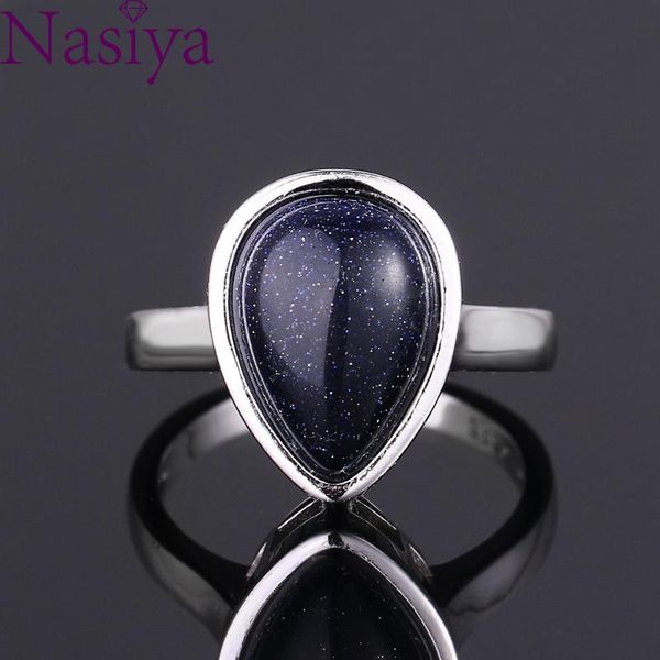 cluster rings genuine 925 sterling silver jewelry water drop blue sandstone for women fine anniversary gift wholesale, Golden;silver
cluster rings genuine 925 sterling silver jewelry water drop blue sandstone for women fine anniversary gift wholesale, Golden;silver