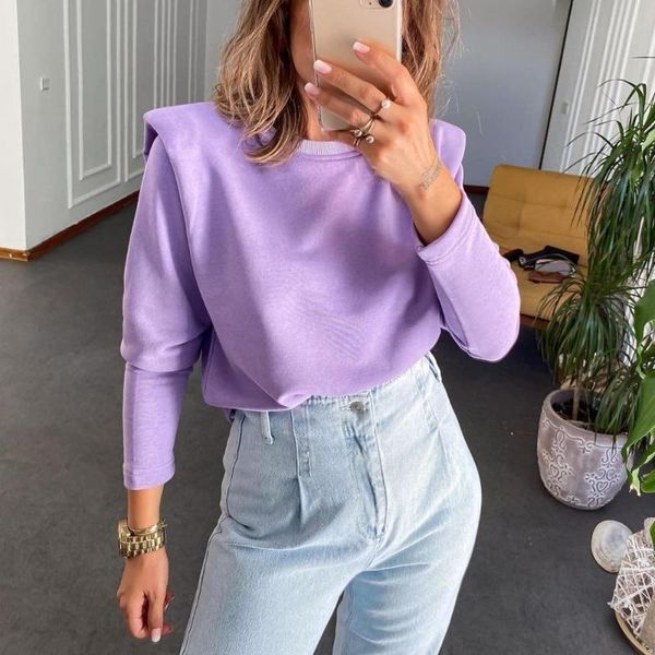 women's t-shirt women o neck loose shoulder pads long sleeve hoodie harajuku chic casual y2k pullover autumn winter streetwear sweetshi, White
women's t-shirt women o neck loose shoulder pads long sleeve hoodie harajuku chic casual y2k pullover autumn winter streetwear sweetshi, White