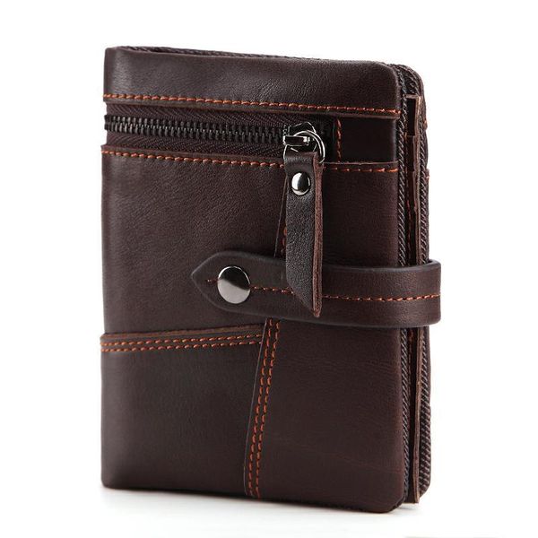 wallets crazy horse leather large capacity wallet oil wax double zipper short men's, Red;black
wallets crazy horse leather large capacity wallet oil wax double zipper short men's, Red;black