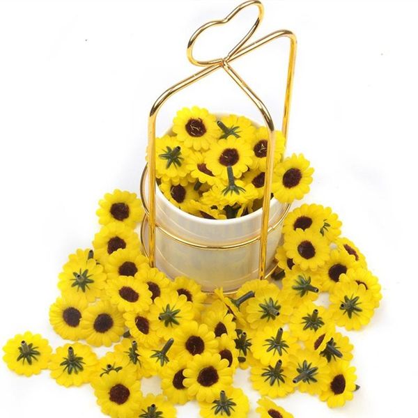 decorative flowers & wreaths 50pcs wedding party decoration mini sunflower silk daisy artificial flower head wreath craft fake for diy scrap
decorative flowers & wreaths 50pcs wedding party decoration mini sunflower silk daisy artificial flower head wreath craft fake for diy scrap