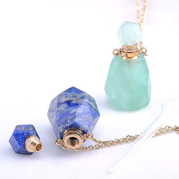 amazonit lapis natural multi type stone diffuser jewel perfume bottle pendant stainless steel necklace ladies jewelry gifts n002, Silver
amazonit lapis natural multi type stone diffuser jewel perfume bottle pendant stainless steel necklace ladies jewelry gifts n002, Silver