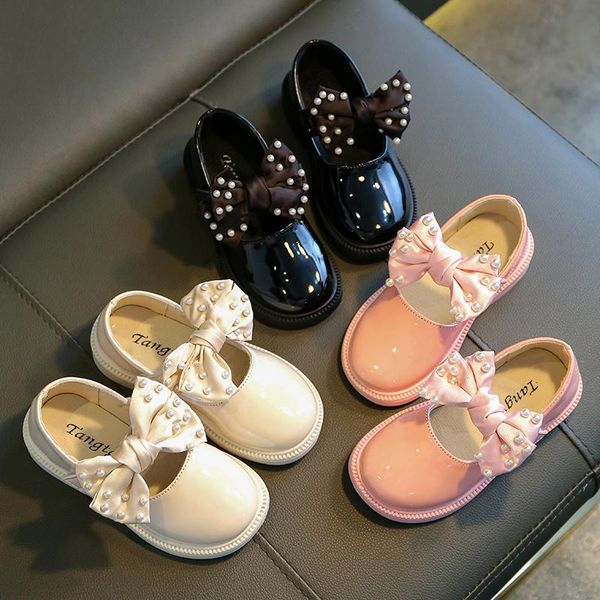 flat shoes kids bow pearl pink leather princess toddler girls dress baby patent flats platform school, Black;grey
flat shoes kids bow pearl pink leather princess toddler girls dress baby patent flats platform school, Black;grey