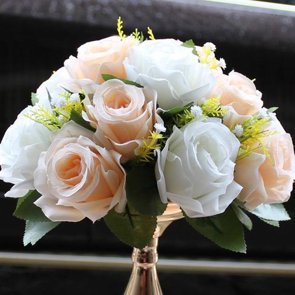 decorative flowers & wreaths 26cm silk white artificial rose ball stage road lead flower centerpieces for tables bouquet diy wedding home ar
decorative flowers & wreaths 26cm silk white artificial rose ball stage road lead flower centerpieces for tables bouquet diy wedding home ar