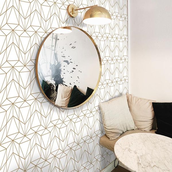 gold geometric line furniture decal wallpaper living room adhesive wall paper waterproof wall sticker for modern room
gold geometric line furniture decal wallpaper living room adhesive wall paper waterproof wall sticker for modern room