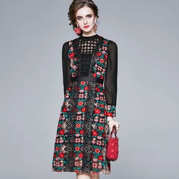 zawfl fashion designer dress summer women o-neck mesh patchwork floral print vintage mini 210525, Black;gray
zawfl fashion designer dress summer women o-neck mesh patchwork floral print vintage mini 210525, Black;gray