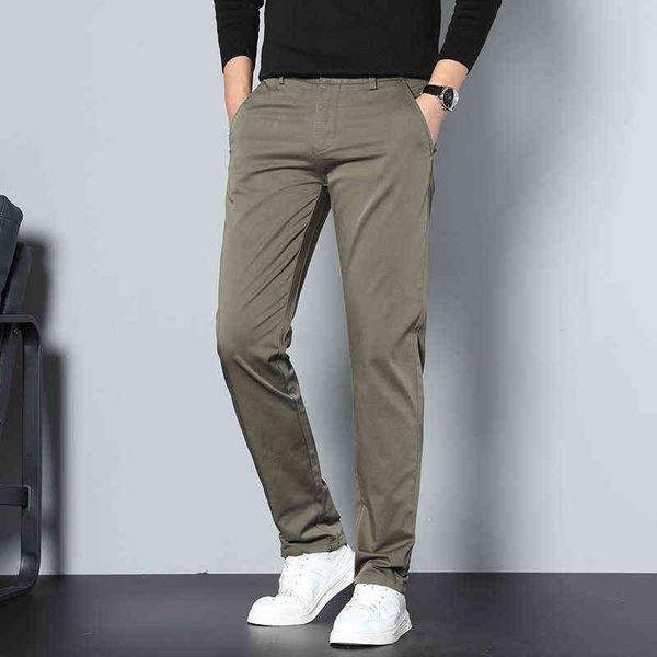 jeans 2021 spring and autumn trousers solid color cotton elastic high-grade men's straight casual pants, Blue
jeans 2021 spring and autumn trousers solid color cotton elastic high-grade men's straight casual pants, Blue