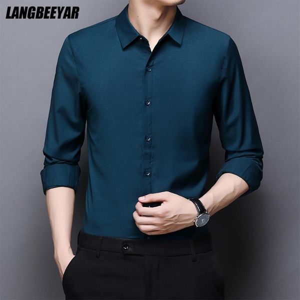men's casual shirts fashion brand slim fit mens dress formal long sleeve solid color korean clothes, White;black
men's casual shirts fashion brand slim fit mens dress formal long sleeve solid color korean clothes, White;black