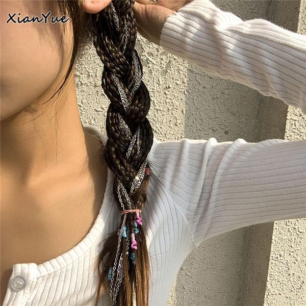 hair clips & barrettes hip-hop invisible long tassel braided clip dirty simple tied chain side accessory jewelry wholesale items, Golden;silver
hair clips & barrettes hip-hop invisible long tassel braided clip dirty simple tied chain side accessory jewelry wholesale items, Golden;silver