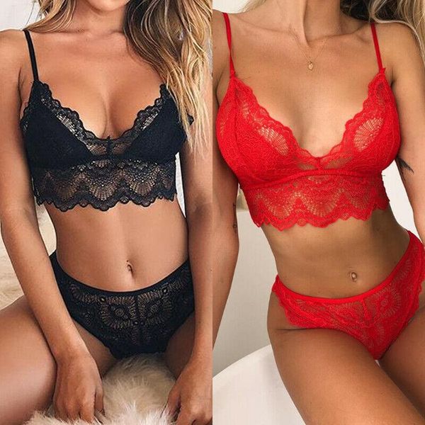 bras sets womens lace sissy lingerie babydoll g-string thong underwear solid nightwear set 2021, Red;black
bras sets womens lace sissy lingerie babydoll g-string thong underwear solid nightwear set 2021, Red;black