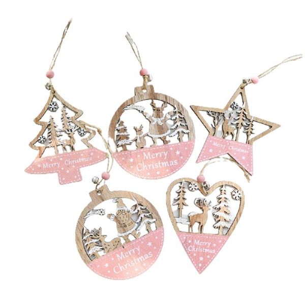 christmas decorations 5pcs pink wooden pendant and stars tree heart-shaped santa cnim
christmas decorations 5pcs pink wooden pendant and stars tree heart-shaped santa cnim