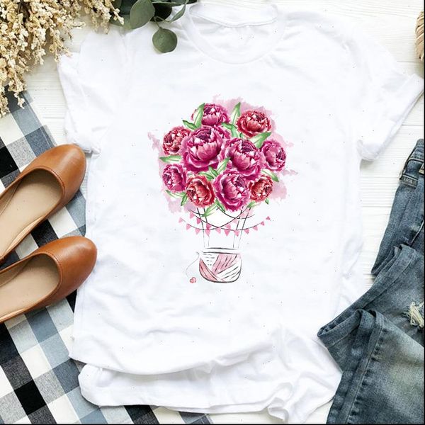 women lady 90s floral balloon watercolor cartoon cute print t tee womens tshirt female shirt clothes graphic t shirt, White
women lady 90s floral balloon watercolor cartoon cute print t tee womens tshirt female shirt clothes graphic t shirt, White
