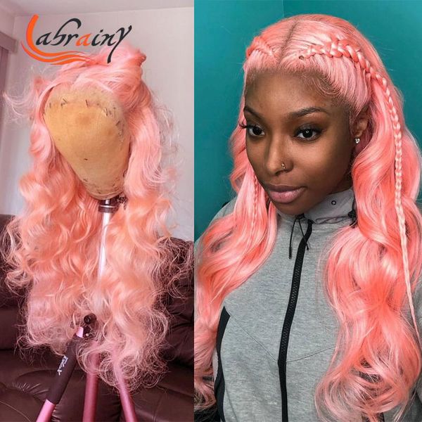 lace wigs 13x4 body wave 40 inches pink hd front wig loose curl frontal wavy human hair full colored woman pre pluck 13x6, Black;brown
lace wigs 13x4 body wave 40 inches pink hd front wig loose curl frontal wavy human hair full colored woman pre pluck 13x6, Black;brown