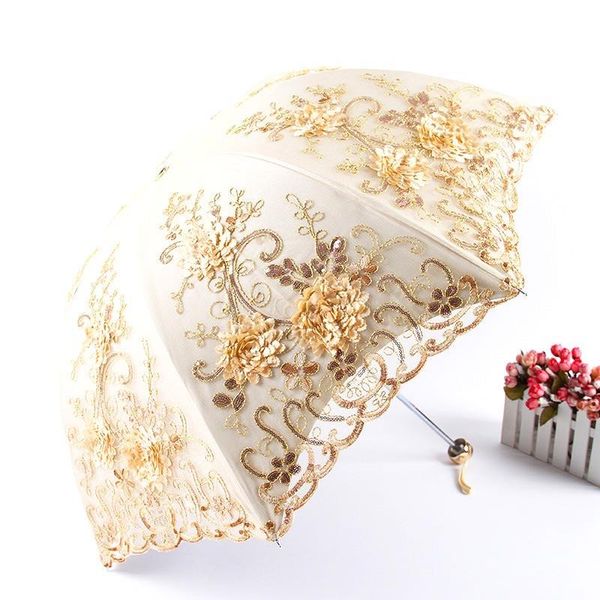 umbrellas folding umbrella embroidered lace double black plastic tri-fold anti-uv sun
umbrellas folding umbrella embroidered lace double black plastic tri-fold anti-uv sun